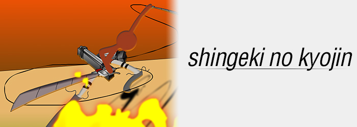 Shingeki no kyojin abertura em Stick